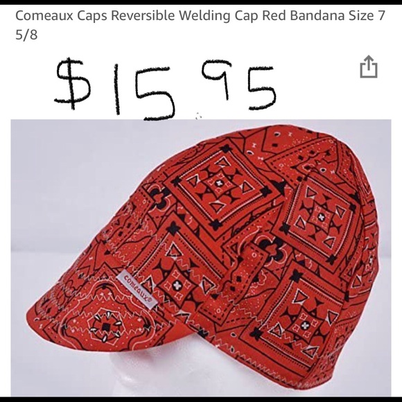 Welding caps-Come in custom sizes & Fabrics - Picture 4 of 5